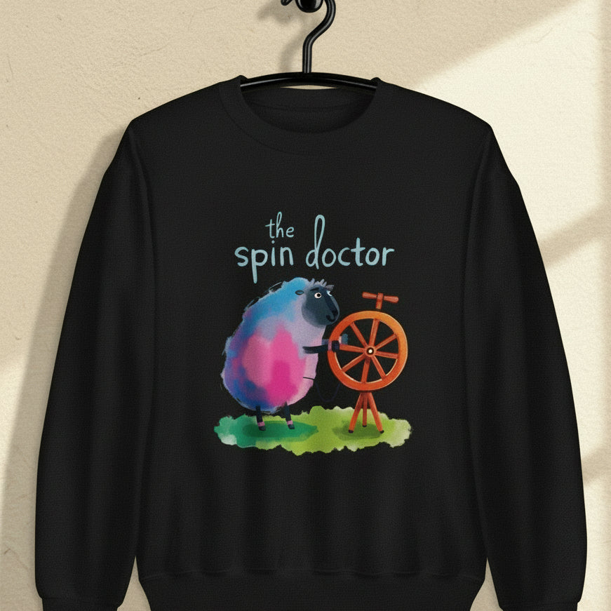 The Spin Doctor Sweatshirt Black / S