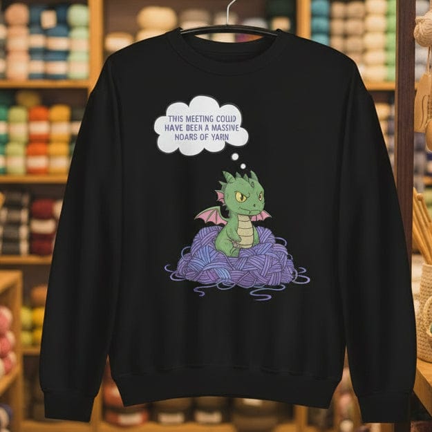This Meeting Sweatshirt Black / S