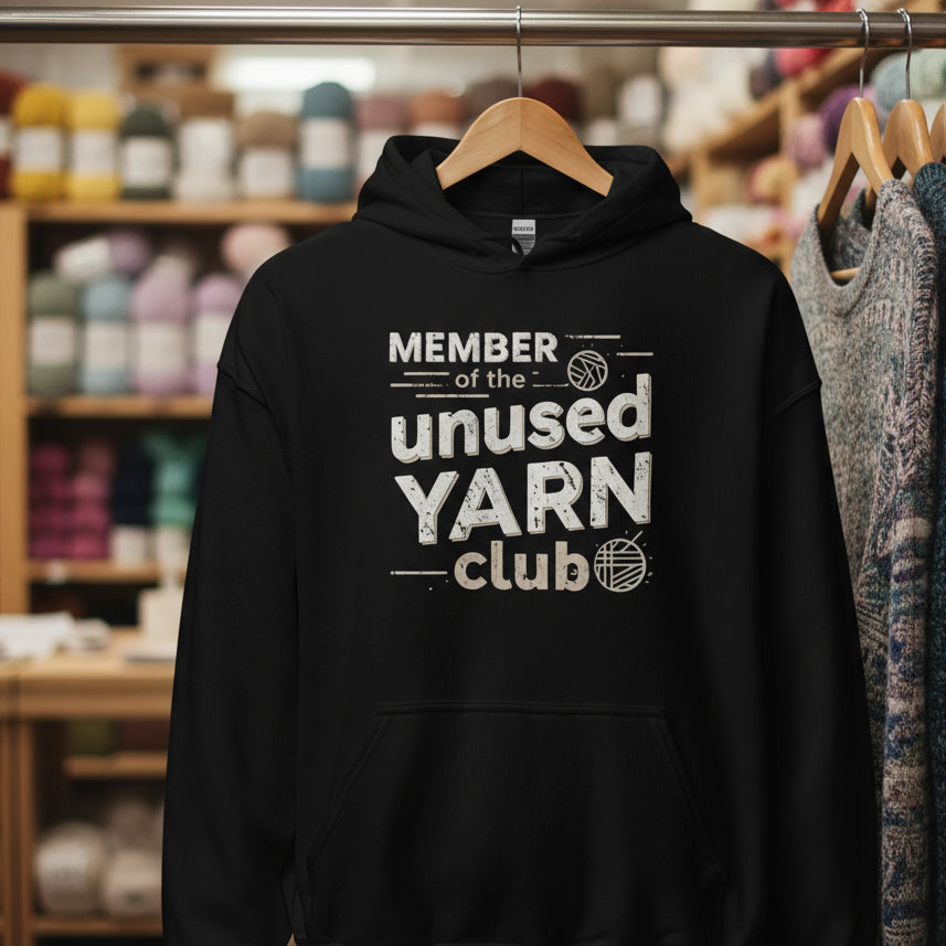 Unused Yarn Hoodie Black / S
