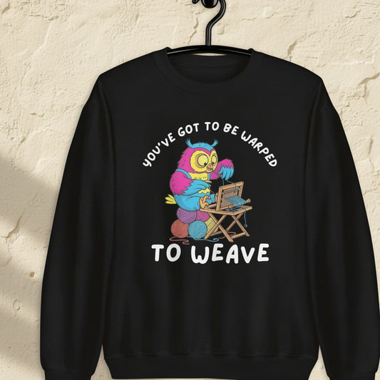 Warped to Weave Sweatshirt Black / S
