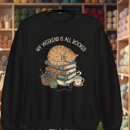 Weekend Booked Sweatshirt Black / S