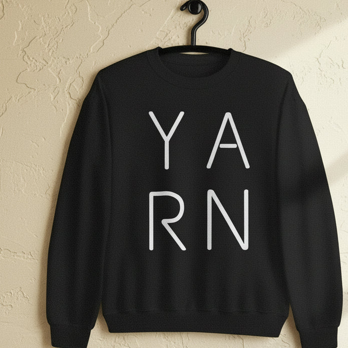 Y.A.R.N Sweatshirt Black / S