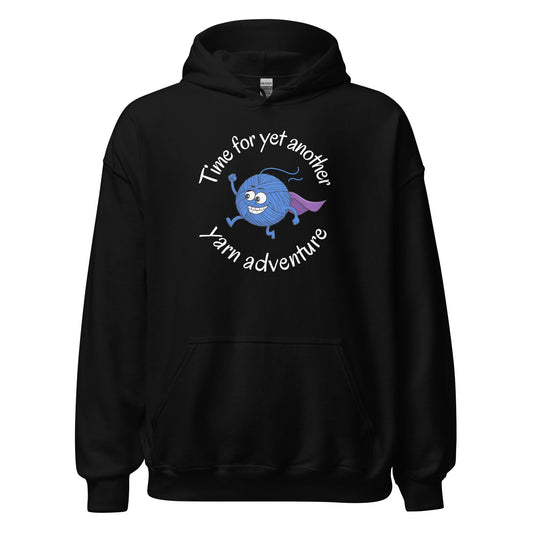 Yarn Adventure Hoodie Black / S