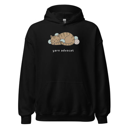 Yarn Advocat Hoodie Black / S