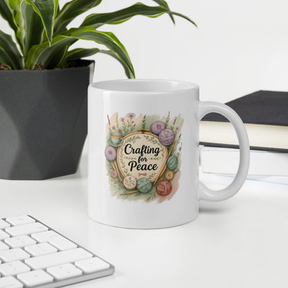 Crafting for Peace Mug