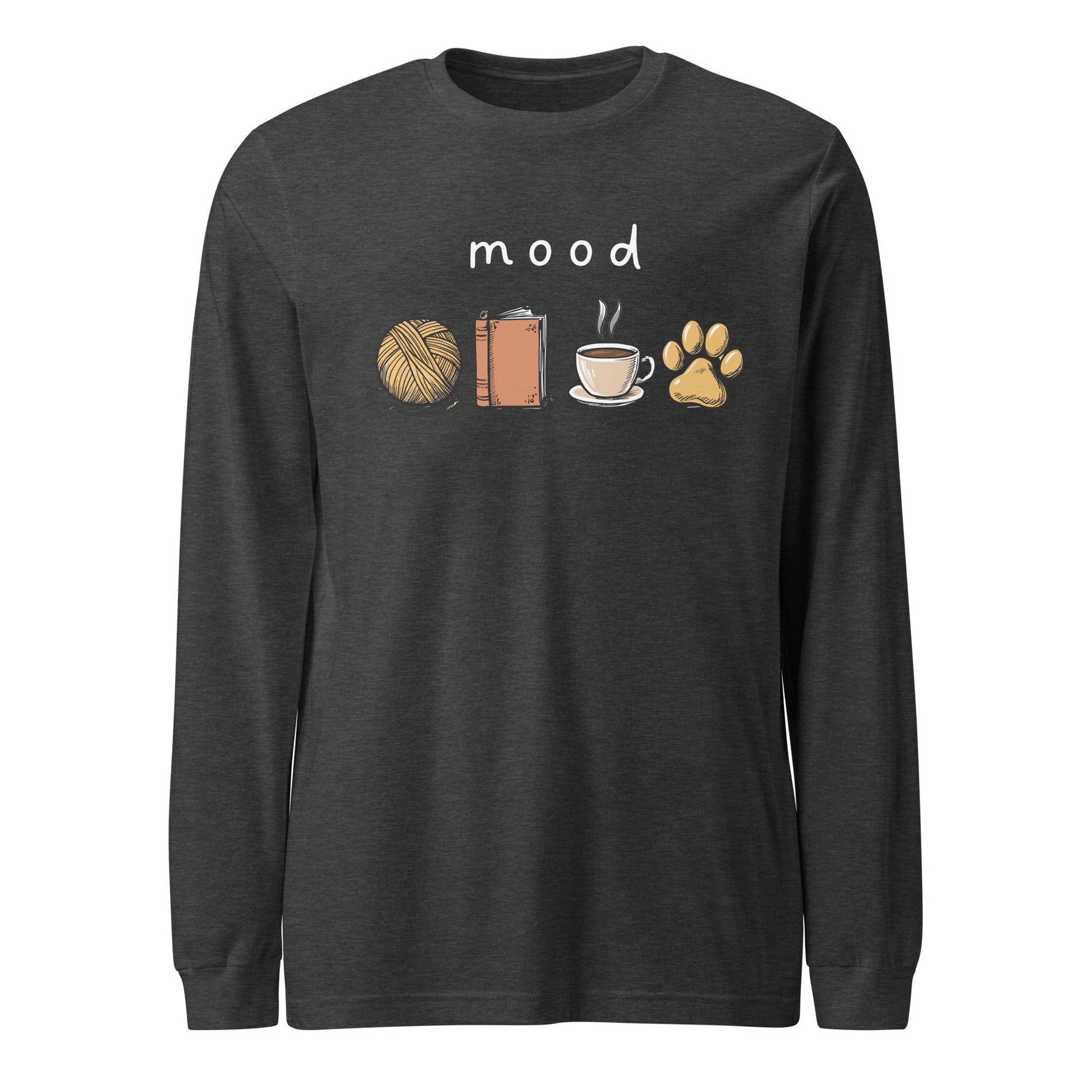 Mood Long Sleeve Tee Dark Grey Heather / XS