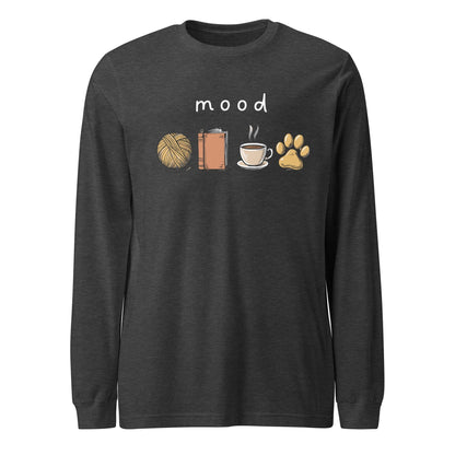 Mood Long Sleeve Tee Dark Grey Heather / XS