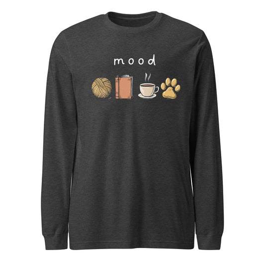 Mood Long Sleeve Tee Dark Grey Heather / XS