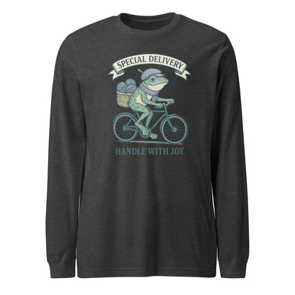 Special Delivery Long Sleeve Tee Dark Grey Heather / XS