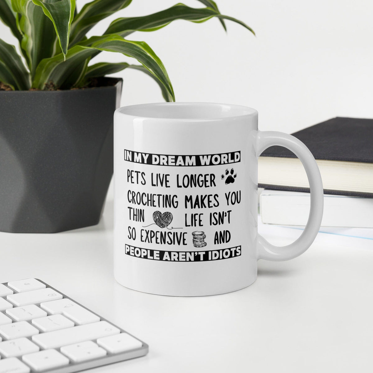 Dream World Crochet Mug 11 oz