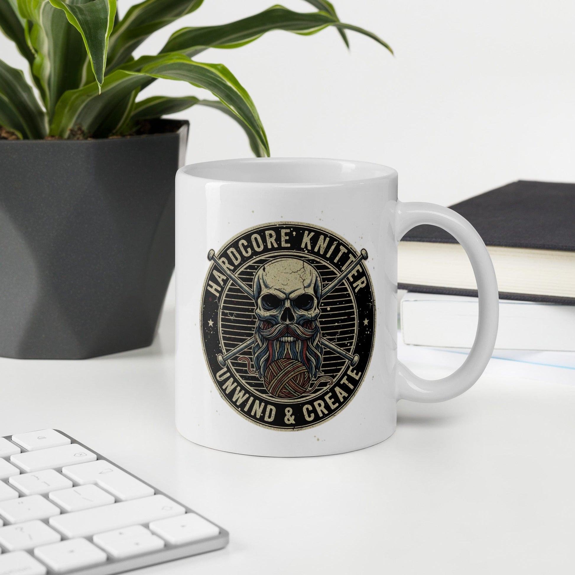 Hardcore Knitter Mug 11 oz