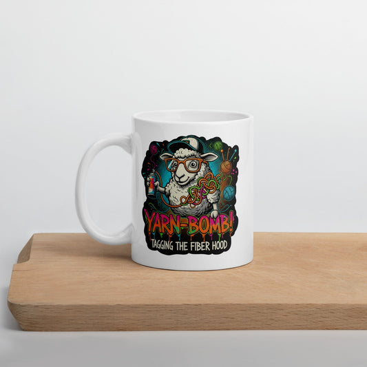 Yarn Bomber Mug 11 oz