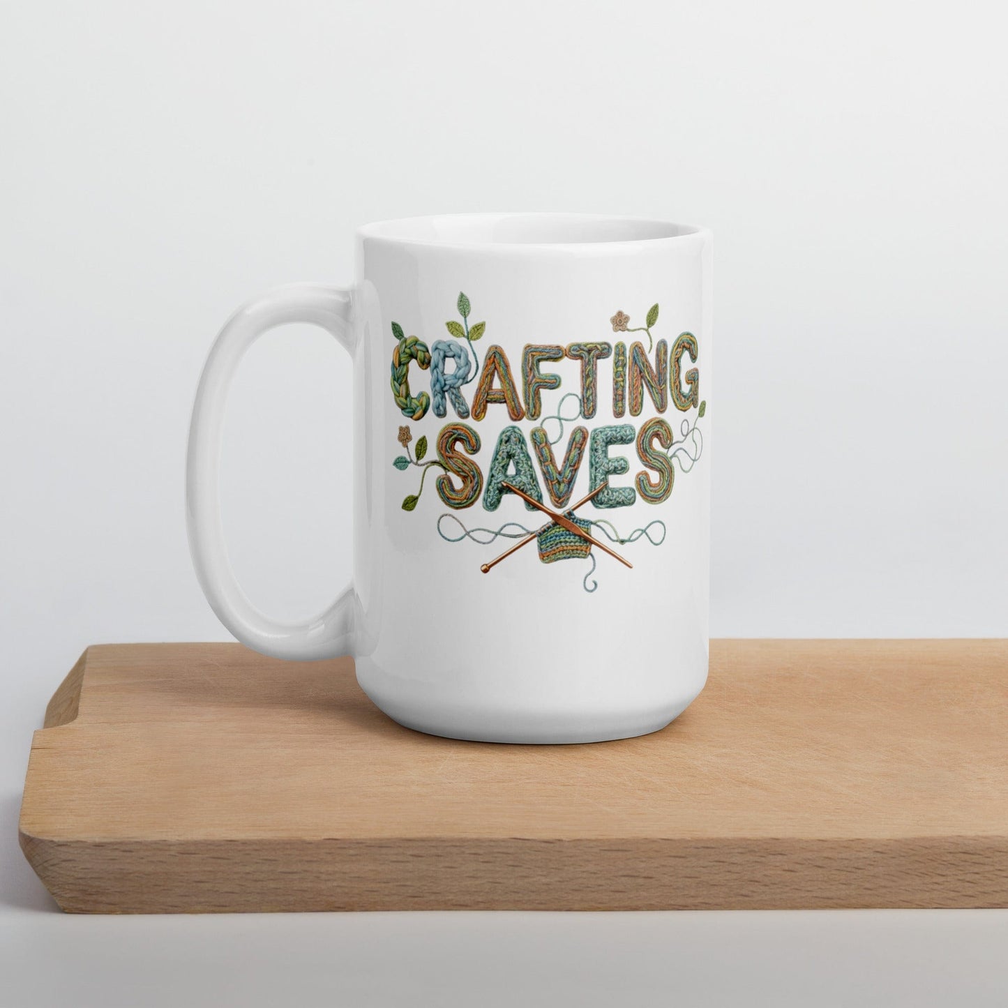 Crafting Saves Mug 15 oz