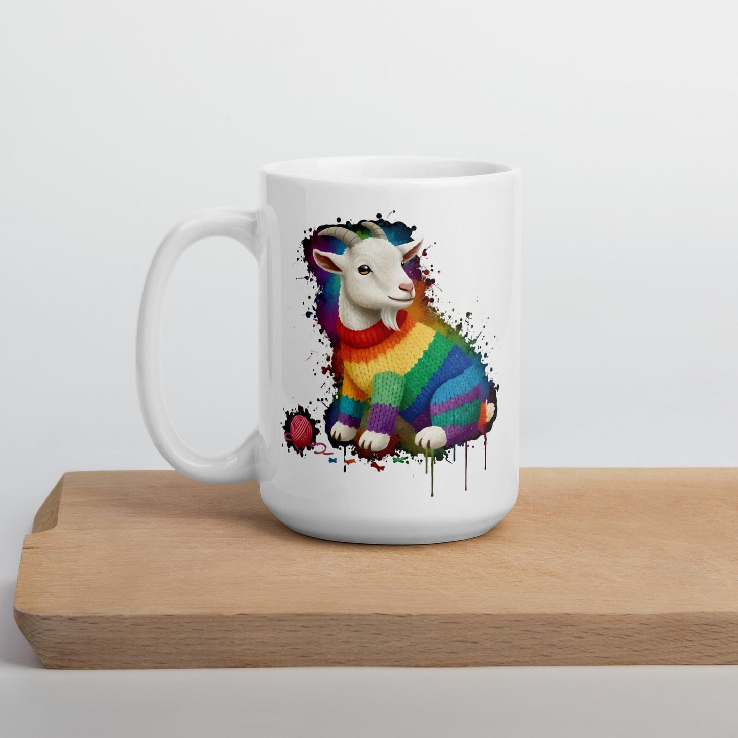 Goat Dye Splash Mug 15 oz