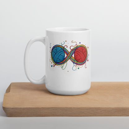 Infinity Yarn Mug 15 oz