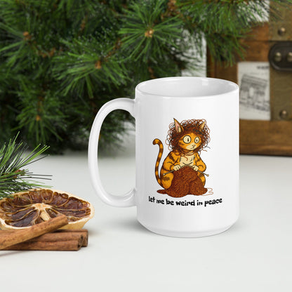 Weird in Peace Mug 15 oz