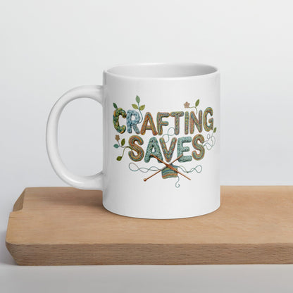 Crafting Saves Mug 20 oz