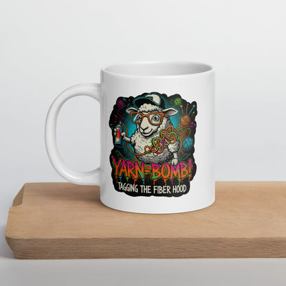 Yarn Bomber Mug 20 oz