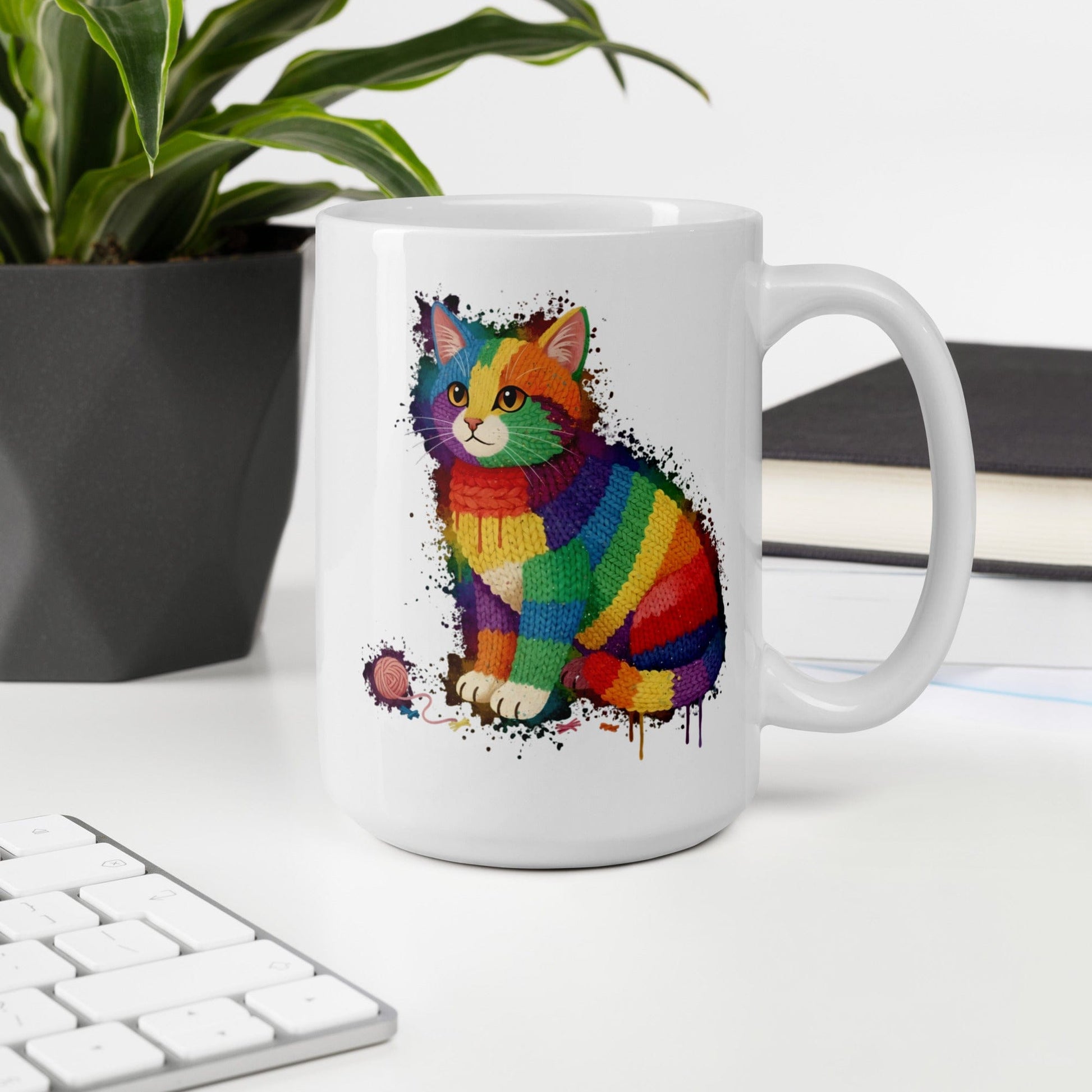 Cat Dye Splash Mug