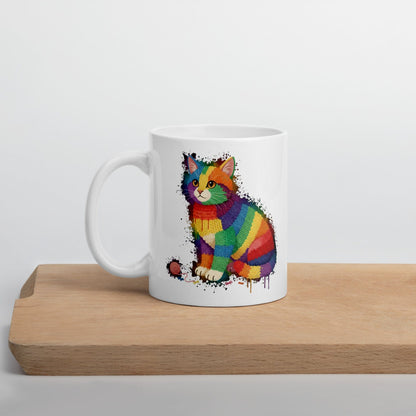 Cat Dye Splash Mug