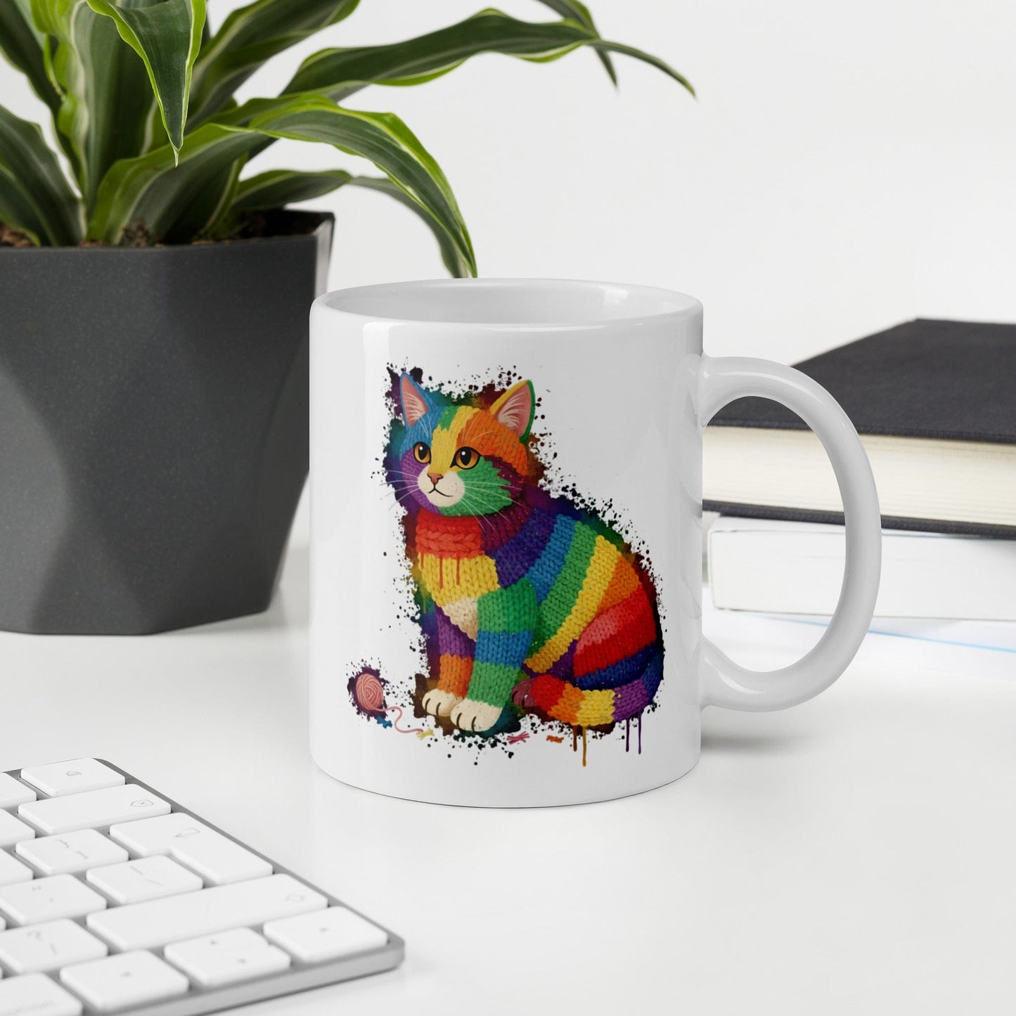 Cat Dye Splash Mug