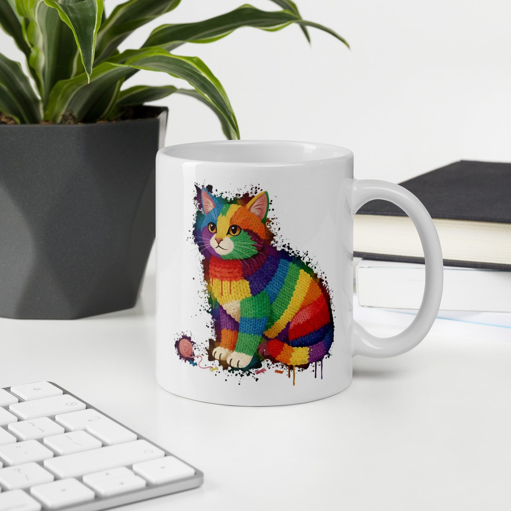 Cat Dye Splash Mug