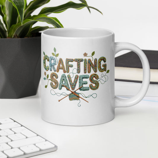 Crafting Saves Mug