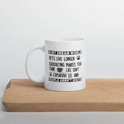 Dream World Crochet Mug