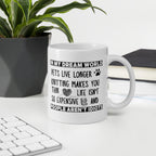 Dream World Knitting Mug