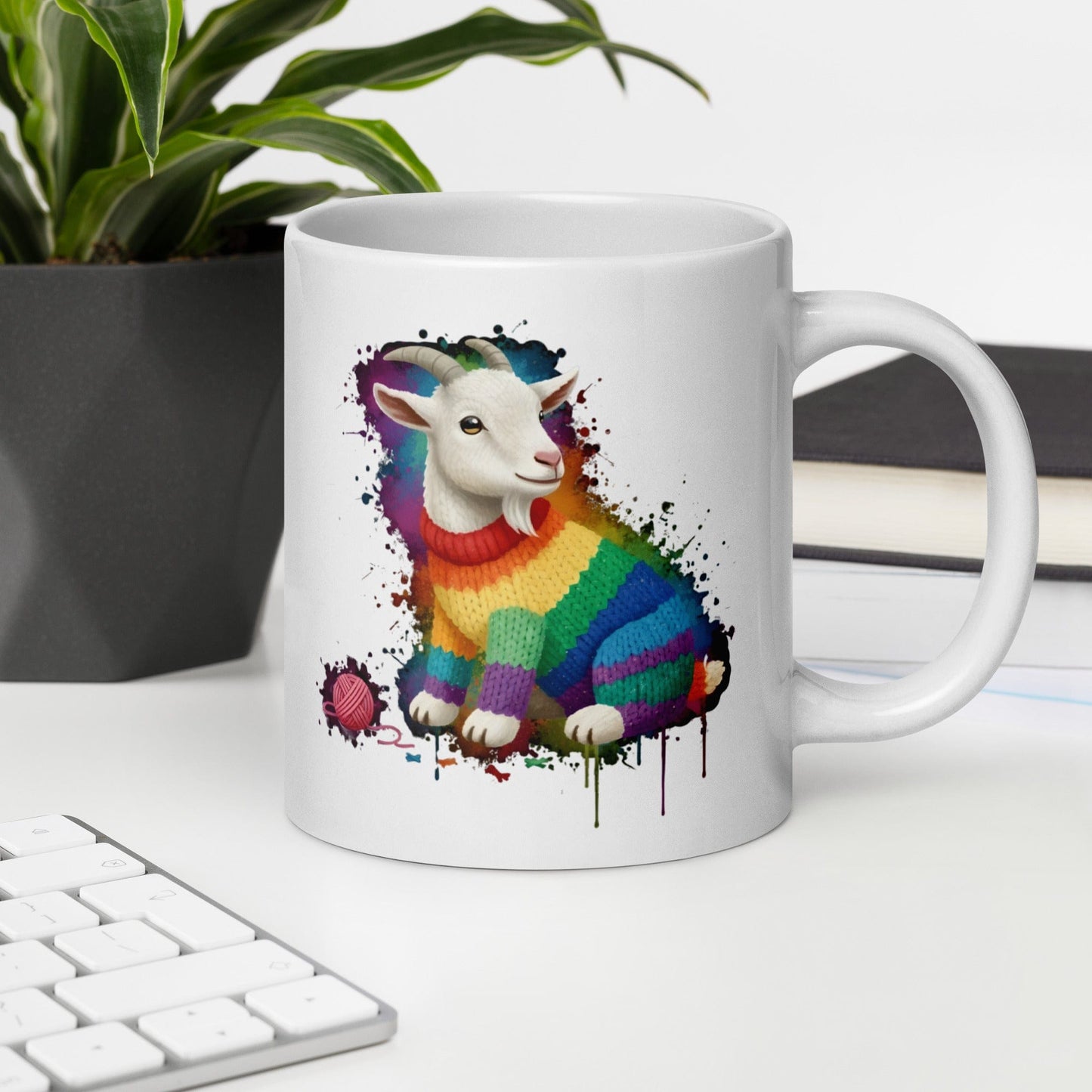 Goat Dye Splash Mug