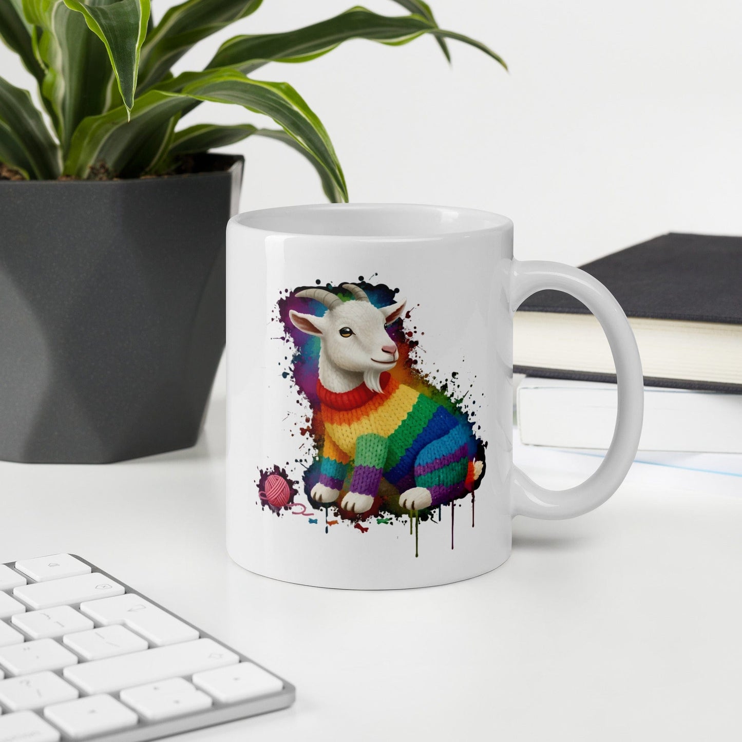 Goat Dye Splash Mug