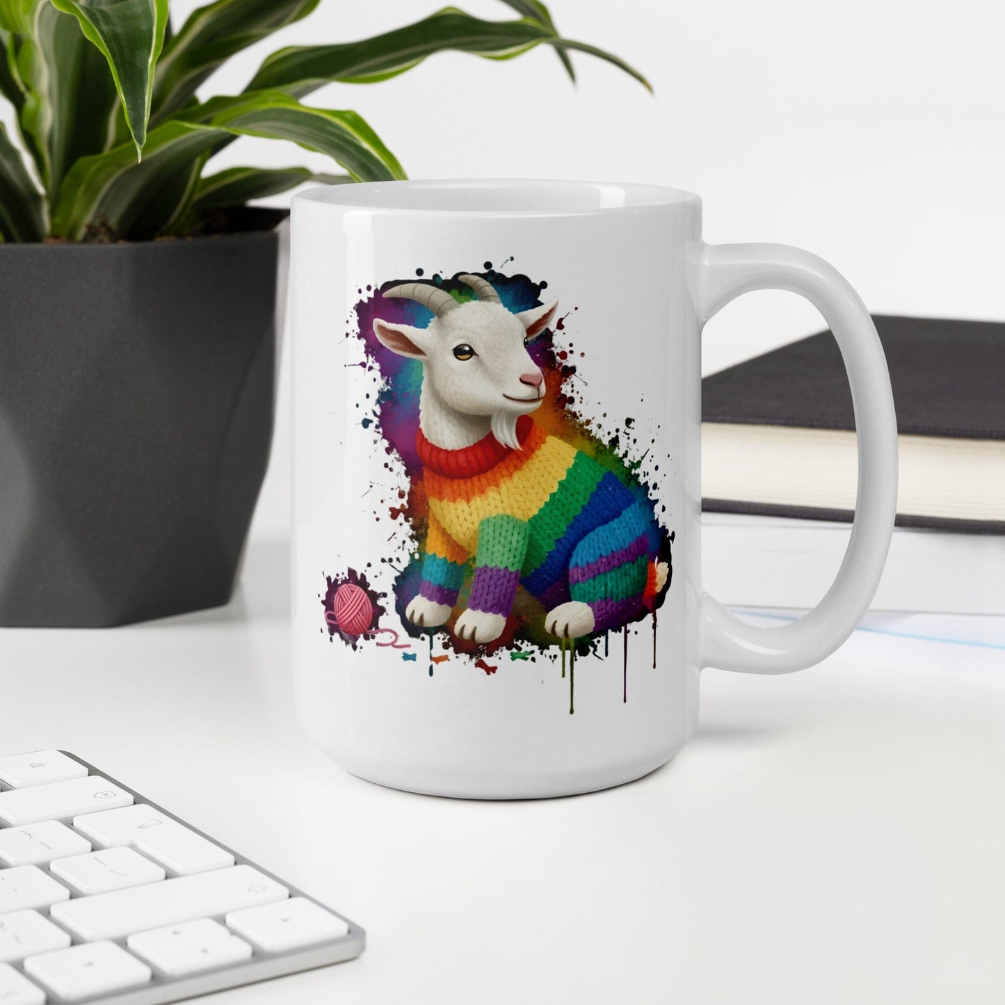 Goat Dye Splash Mug