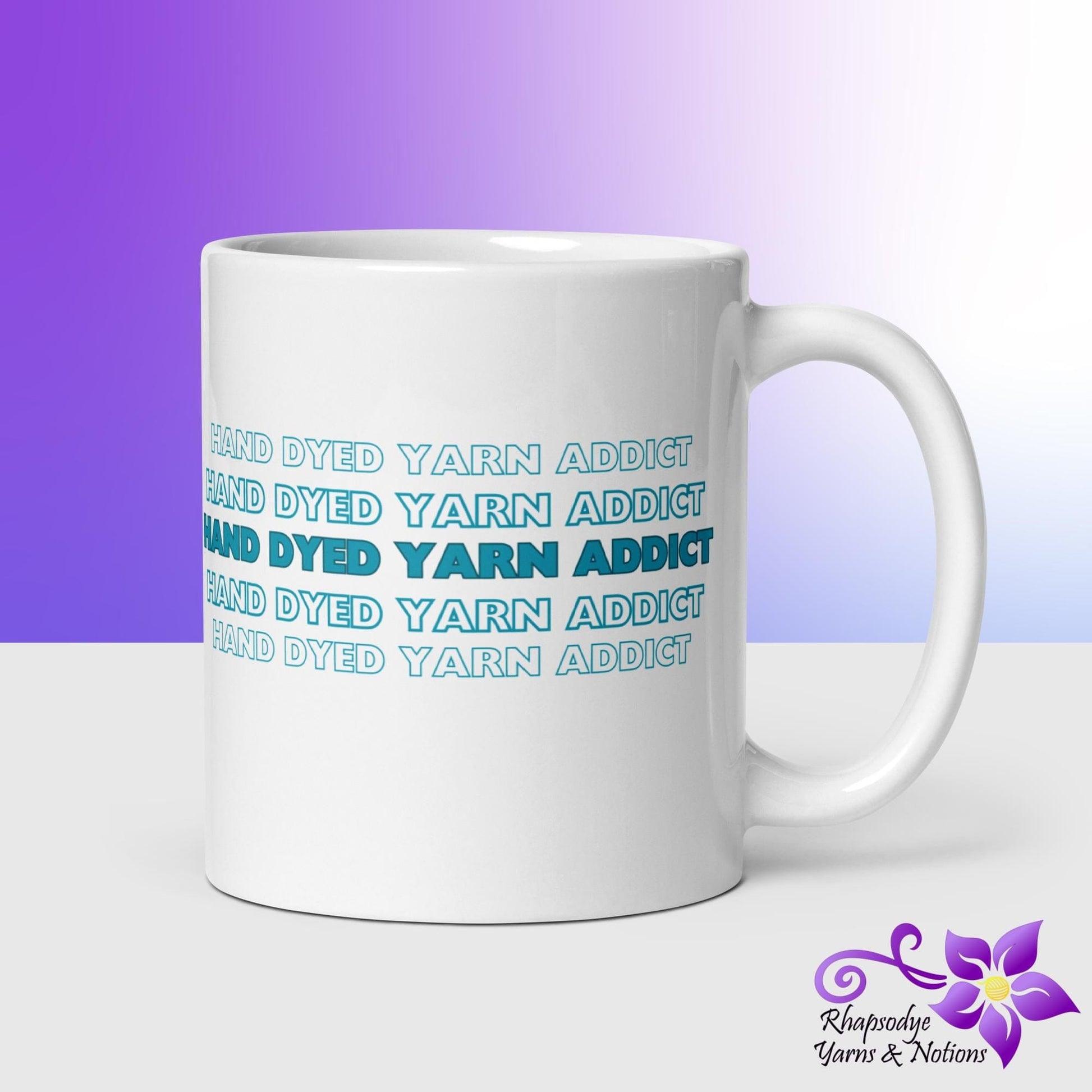 'Hand Dyed Yarn Addict' Mug