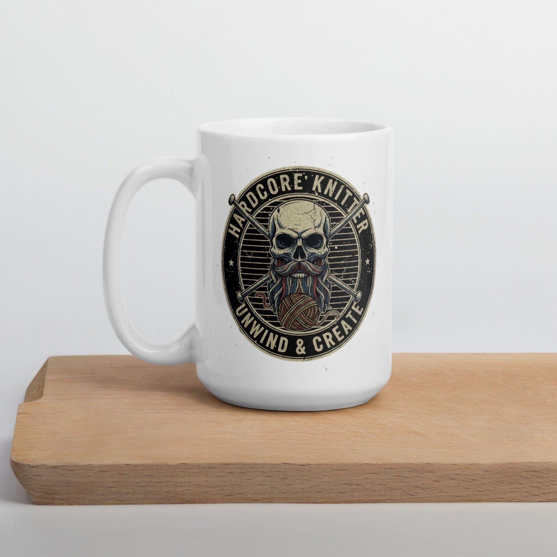 Hardcore Knitter Mug