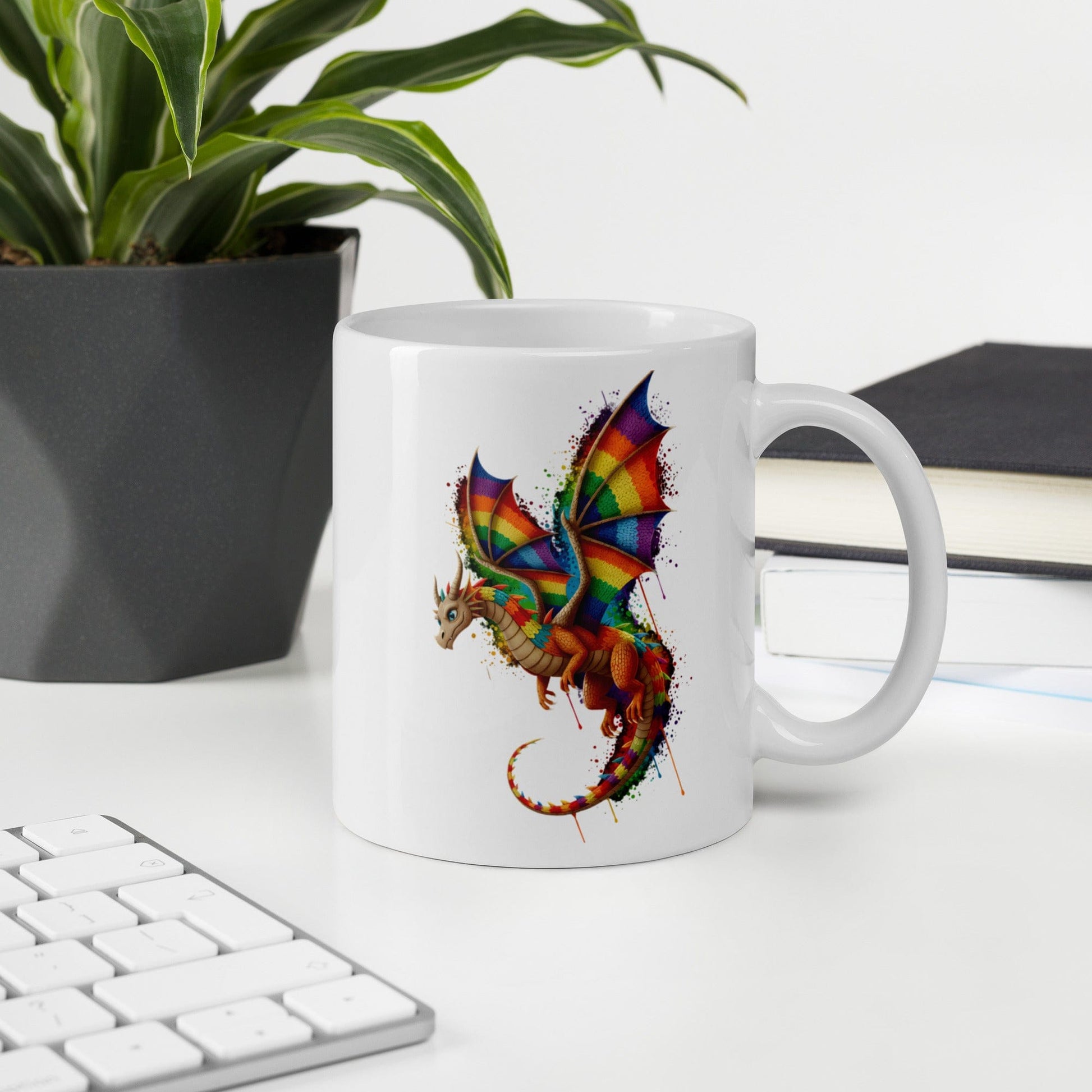 Hover Dragon Dye Splash Mug