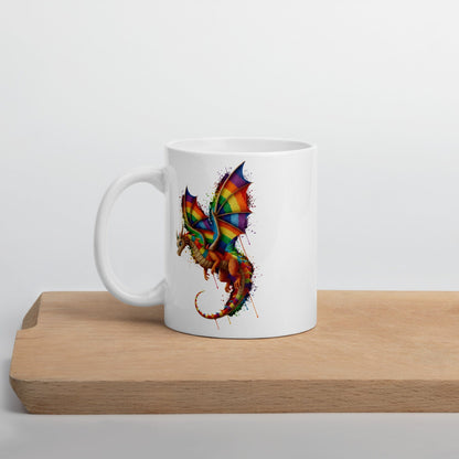 Hover Dragon Dye Splash Mug