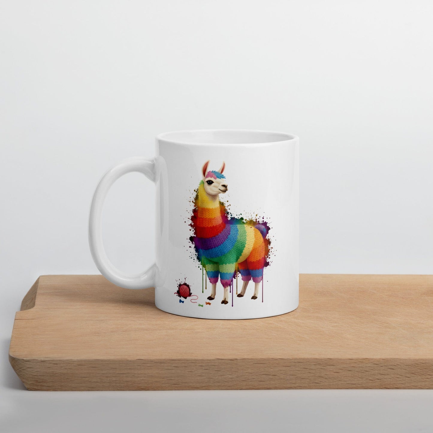 Llama Dye Splash Mug