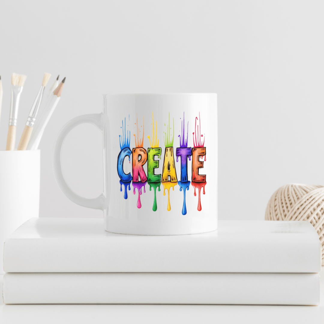 Rainbow Create Mug