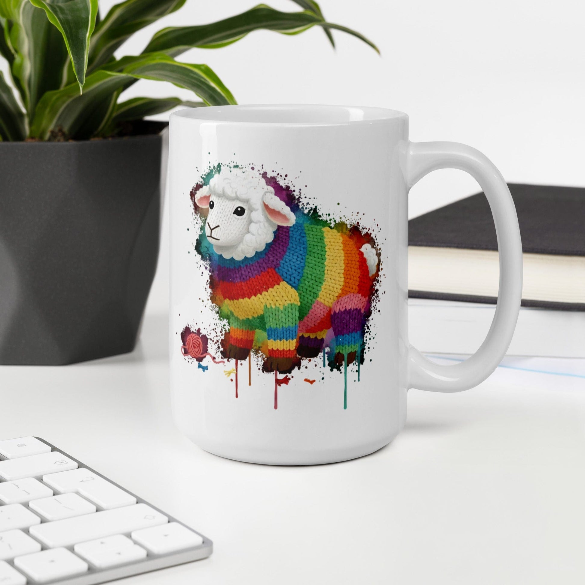 Sheep Dye Splash Mug