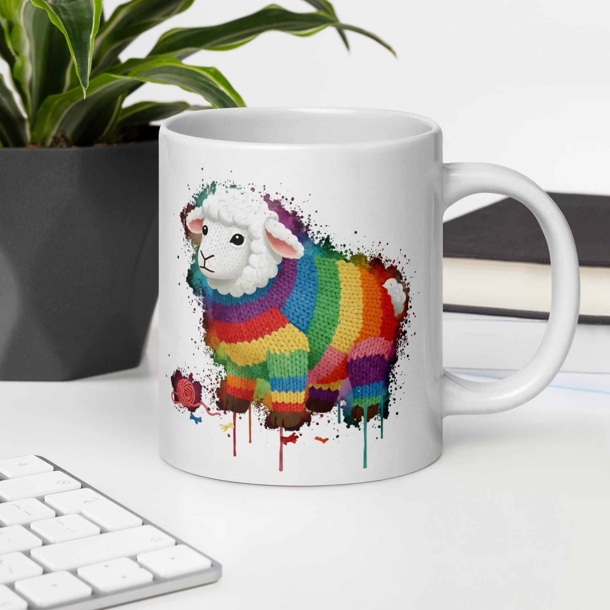 Sheep Dye Splash Mug