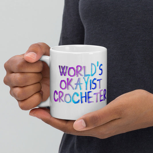 'World's okayist crocheter' Mug