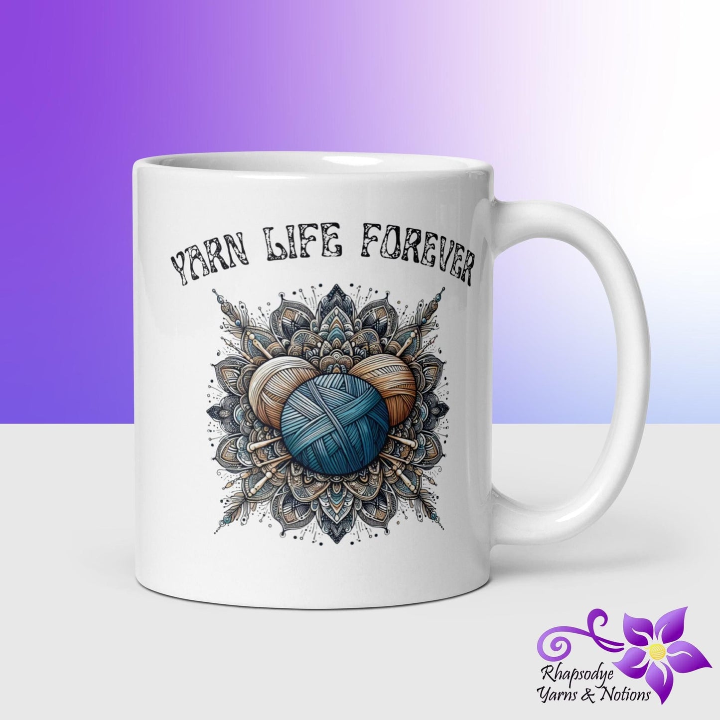 'Yarn Life Forever' Mug