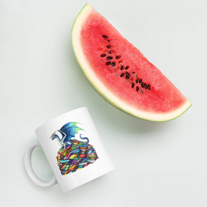 Fabric Dragon Hoarder Mug