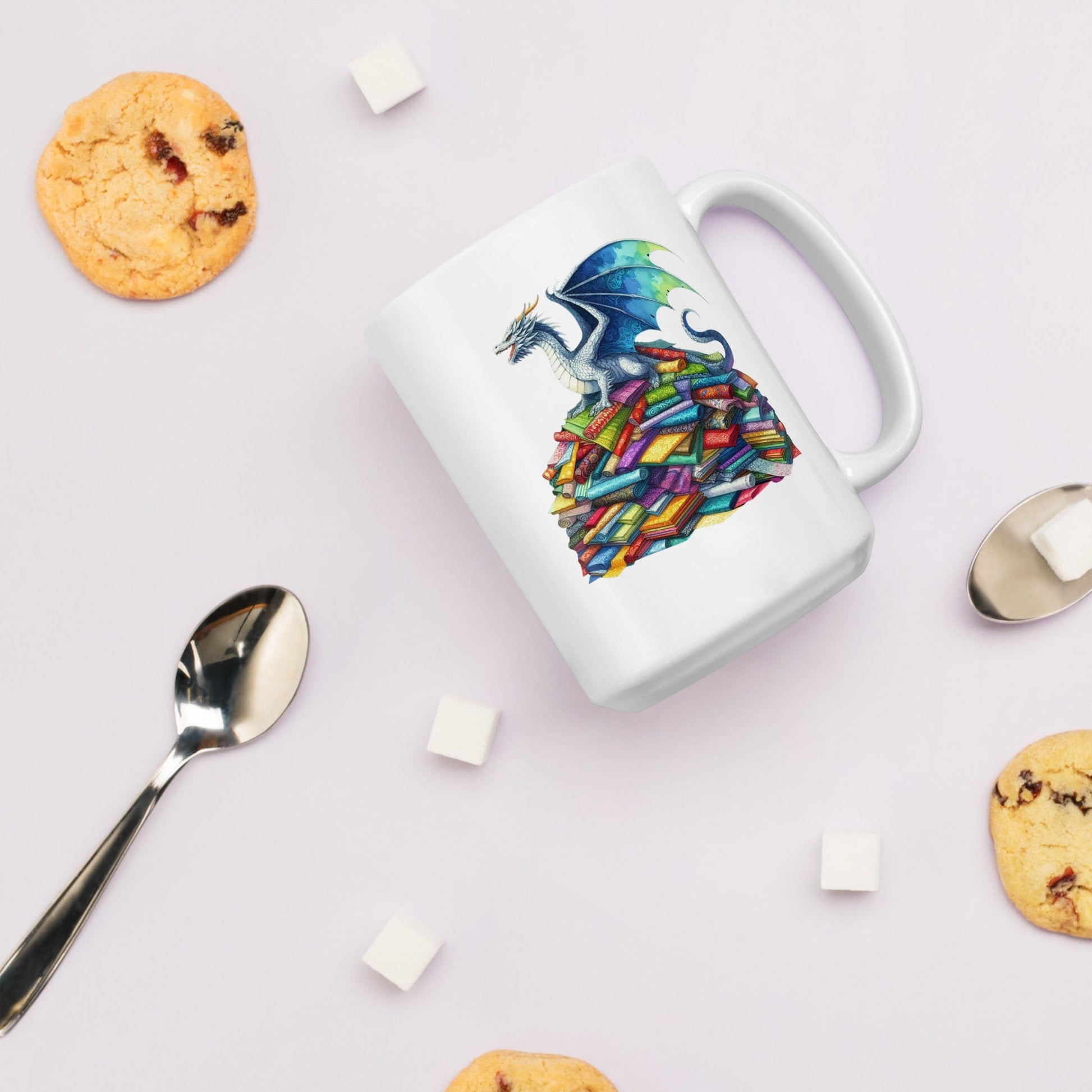 Fabric Dragon Hoarder Mug