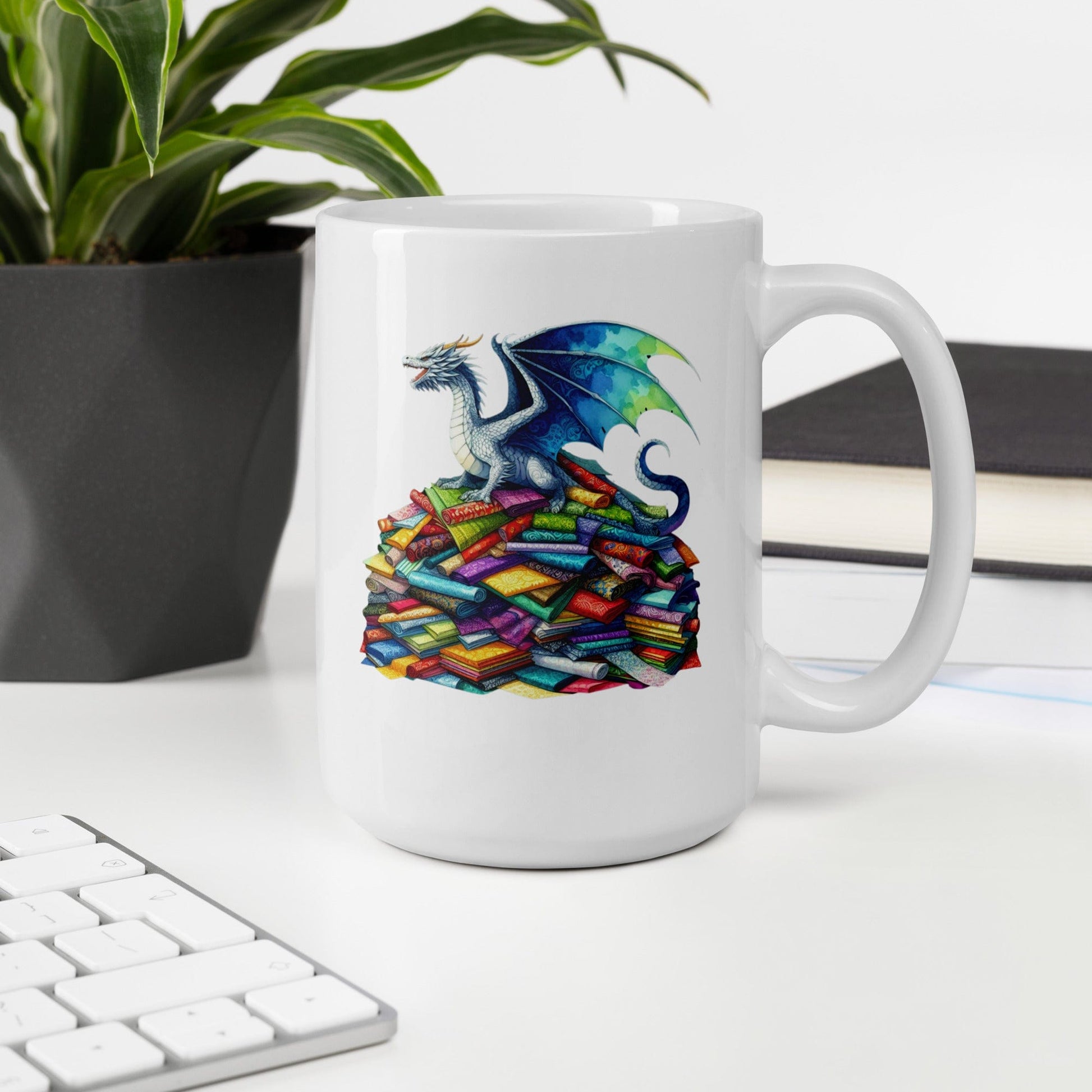 Fabric Dragon Hoarder Mug