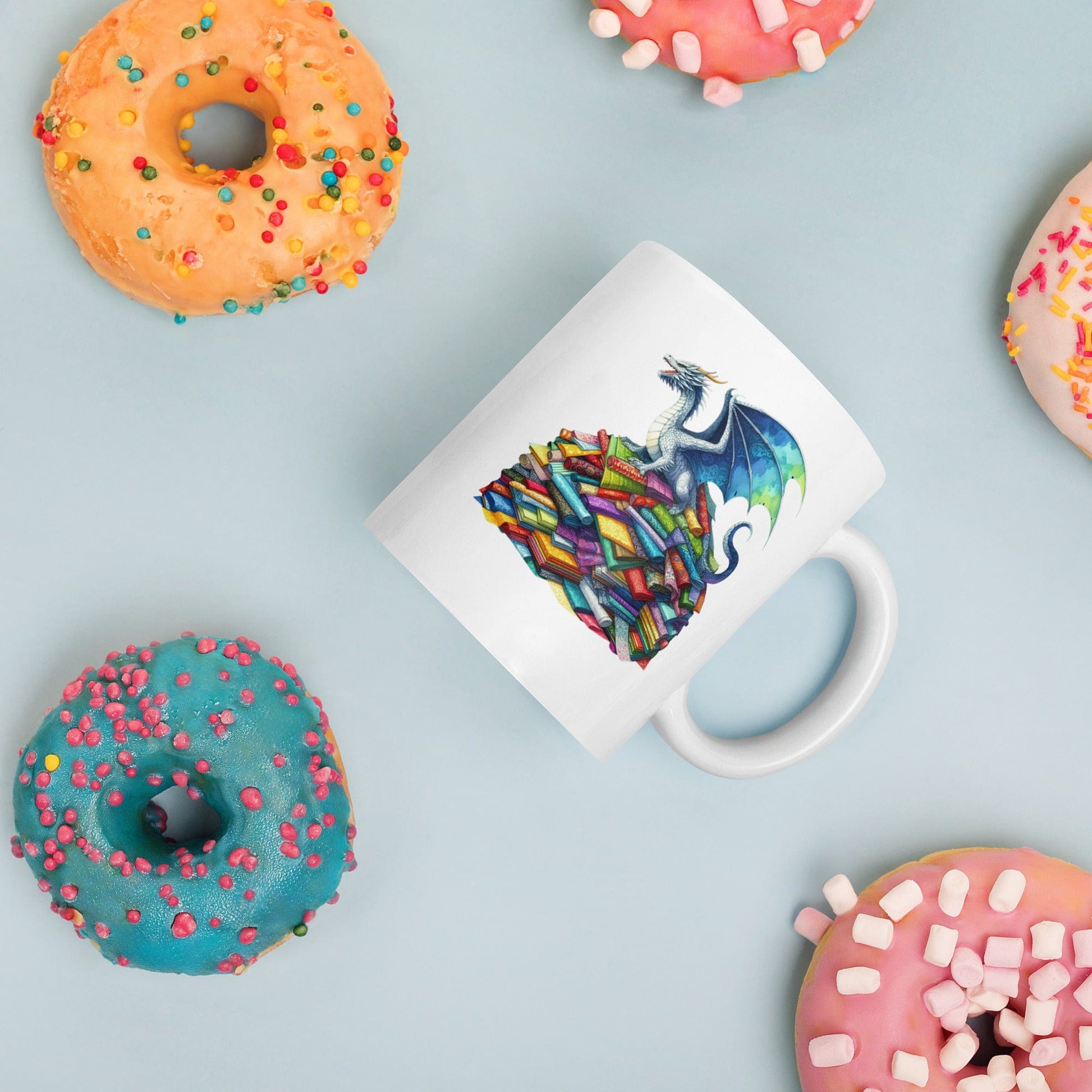 Fabric Dragon Hoarder Mug