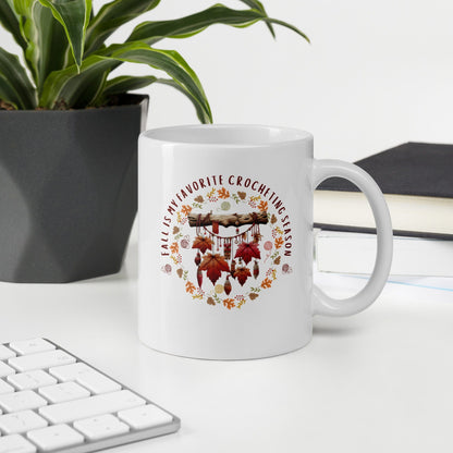 Fall is my Crocheting Season Mug