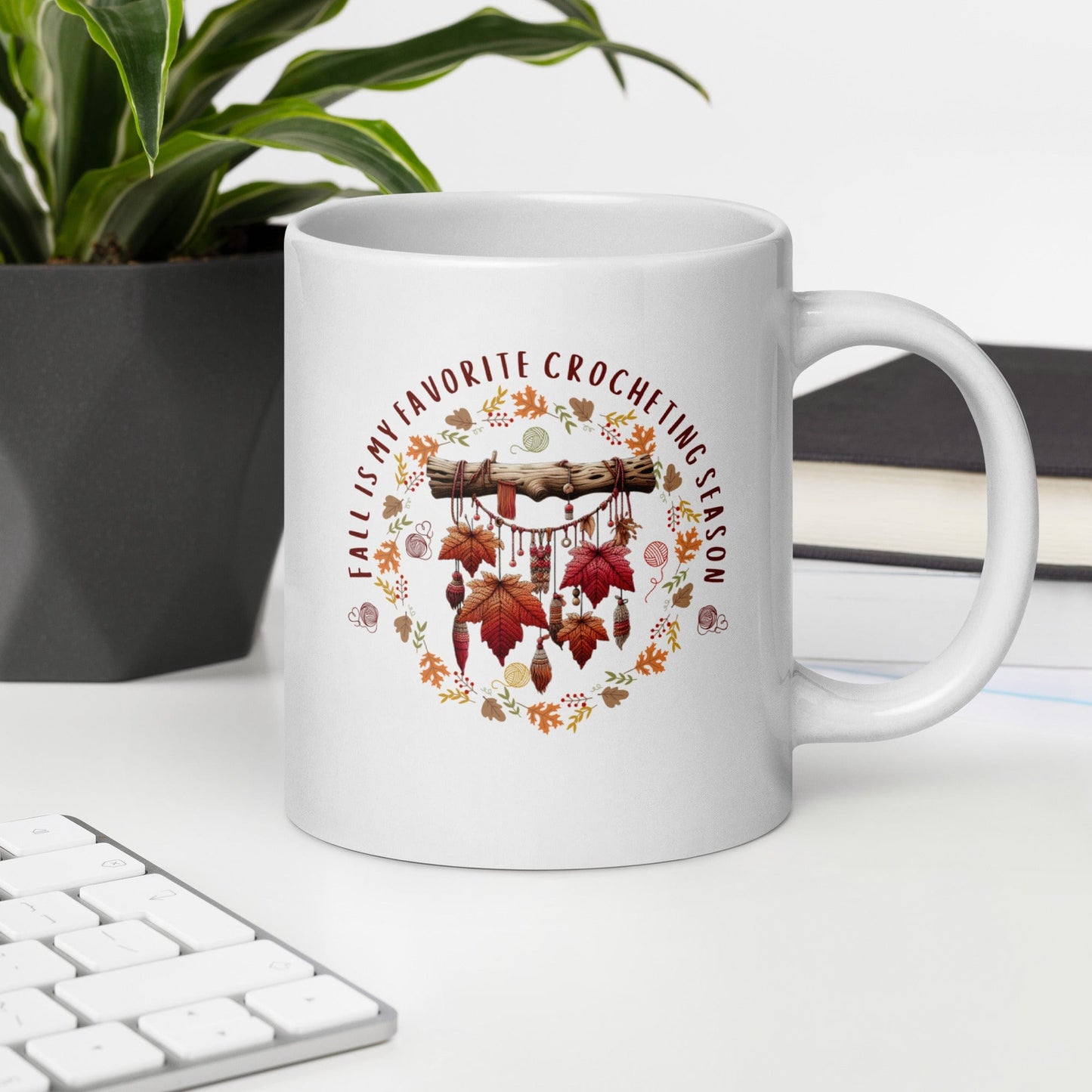 Fall is my Crocheting Season Mug