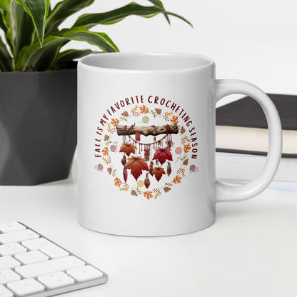Fall is my Crocheting Season Mug