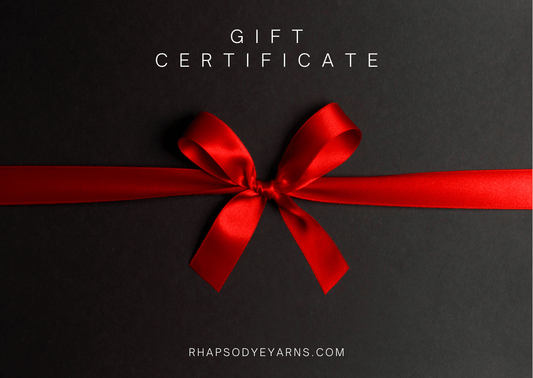 Rhapsodye Yarns Gift Card